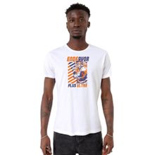 Tshirthane P22216S5537 Bisiklet Yaka Beyaz Erkek T-shirt
