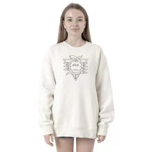 Tshirthane P22250S7927 Neon Genesis Evangelion Seele Logo 2ip Kadın Beyaz Sweatshirt