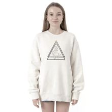 Tshirthane P22542S5051 Princess Mononoke Wolves Beyaz 2ip Kadın Sweatshirt