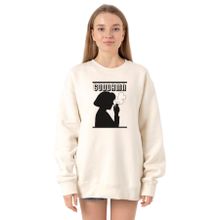 Tshirthane P22571S5456 Ekru Kadın Sweatshirt