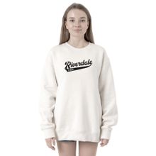 Tshirthane P22622S3986 Riverdale Bronx New York City Beyaz 2ip Kadın Sweatshirt