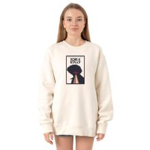 Tshirthane P22740S9941 Ekru Kadın Sweatshirt
