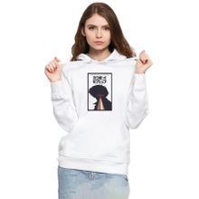 Tshirthane P22747S1802 See You in Space Cowboys Minimalist Anime Poster Beyaz 3ip Kapüşonlu Kadın Sweatshirt