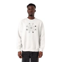 Tshirthane P22765S2996 Beyaz Erkek Sweatshirt
