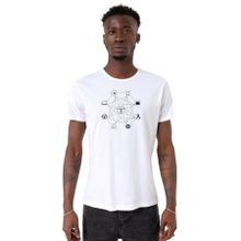 Tshirthane P22777S9571 Bisiklet Yaka Beyaz Erkek T-shirt