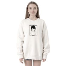 Tshirthane P22796S1549 Serial Experiments Anime Lain Poster Beyaz 2ip Kadın Sweatshirt