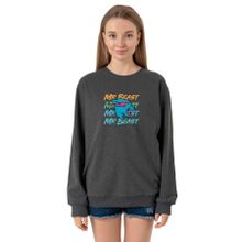 Tshirthane P22848S2272 Füme Kadın Sweatshirt