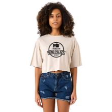 Tshirthane P22926S5584 Sherlock Mind Palace Bej Kadın Crop