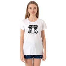 Tshirthane P23136S6275 Bisiklet Yaka Beyaz Kadın T-shirt