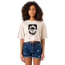 Tshirthane P23261S8895 The Umbrella Academy Dark Essential Bej Kadın Crop