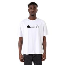 Tshirthane P23332S7893 Bisiklet Yaka Beyaz Erkek T-shirt