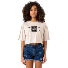 Tshirthane P23393S2800 The Wheel Of Time Aiel Bej Kadın Crop