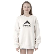 Tshirthane P23429S9327 The100 Wonkru Sembol 2ip Kadın Beyaz Sweatshirt