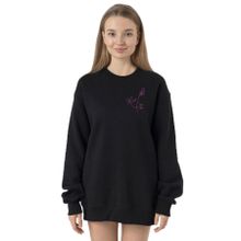 Tshirthane P23807S7755 Siyah Kadın Sweatshirt