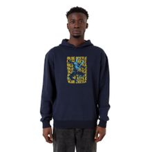 Tshirthane P23822S2075 Blue Beetle Lettern Lacivert 3 ip Kapüşonlu Erkek Sweatshirt