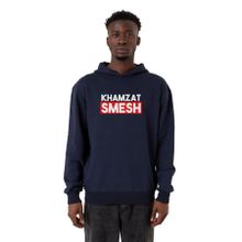Tshirthane P23949S2088 Khamzat Chimaev Smesh Lacivert Kapüşonlu Erkek Sweatshirt