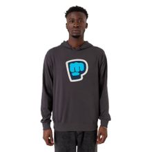 Tshirthane P24062S2639 PiewDiePie Active Füme 2 ip Kapüşonlu Erkek Sweatshirt