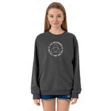 Tshirthane P24082S2153 Füme Kadın Sweatshirt