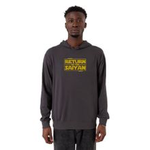 Tshirthane P24164S1283 Dragon Ball Z Anime Namek Wars Füme 2 ip Kapüşonlu Erkek Sweatshirt