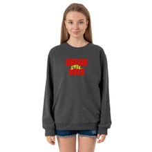 Tshirthane P24202S1423 Füme Kadın Sweatshirt
