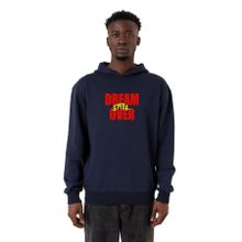 Tshirthane P24205S8802 Dream Still Over Lacivert 3 ip Kapüşonlu Erkek Sweatshirt