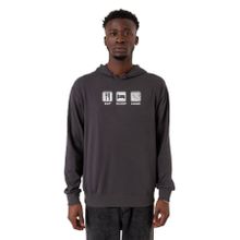 Tshirthane P24243S4176 Eat Sleep Anime Füme 2 ip Kapüşonlu Erkek Sweatshirt