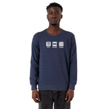Tshirthane P24259S1855 Eat Sleep Anime İndigo 2ip Erkek Sweatshirt