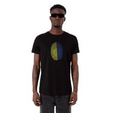 Tshirthane Parmak İzi Sarı Lacivert Siyah Erkek T-shirt