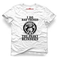Tshirthane Peaky Blinders Tommy Shelby Cillian Murphy Sam Neill Helen Mccrory Siyah Erkek T-shirt