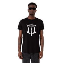 Tshirthane Percy Jackson and the Olympians Siyah Erkek T-shirt