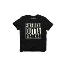 Tshirthane Pubg Straight Outta Pochinki Siyah Erkek T-shirt