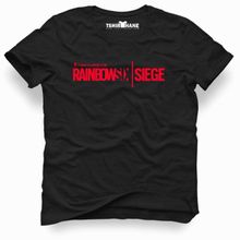 Tshirthane Rainbow 6 Siege Siyah Erkek T-shirt