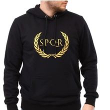 Tshirthane Raru Tılya Erkek Siyah Spor Sweatshirt