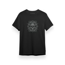 Tshirthane Respect Few Fear None Siyah Kısa Kol Erkek T-shirt