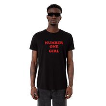 Tshirthane Rose Number One Girl Siyah Erkek T-shirt