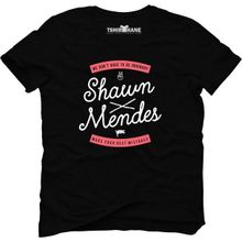 Tshirthane Shawn Mendes Best Mistakes Siyah Erkek T-shirt