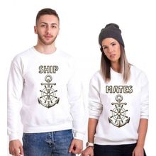 Tshirthane Ship Mates 2'li Sevgili Sweatshirt