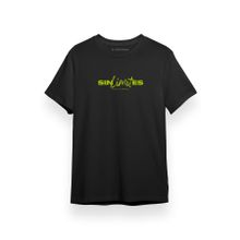 Tshirthane Sin Limites Logo Siyah Kısa Kol Erkek T-shirt
