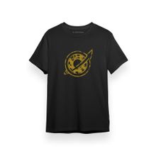 Tshirthane Steins Gate Vintage Future Gadget Laboratory Badge Siyah Kısa Kol Erkek T-shirt