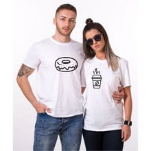 Tshirthane Tatlı Kahve 2'li Sevgili T-shirt