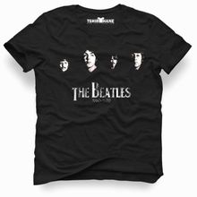 Tshirthane The Beatles 1960 1970 Siyah Erkek T-shirt
