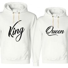 Tshirthane The King Queen 2'li Sevgili Sweatshirt