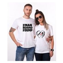 Tshirthane The Man Bump 2'li Sevgili T-shirt