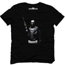 Tshirthane The Punisher War Zone Siyah Erkek T-shirt