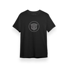 Tshirthane Transformers Autobot Icon Siyah Kısa Kol Erkek T-shirt