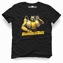 Tshirthane Transformers Bumblebee Music Black 2018 Siyah Erkek T-shirt