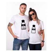 Tshirthane Tuz Biber 2'li Sevgili T-shirt