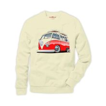 Tshirthane Volkswagen t1 minibüs Erkek Uzun Kollu Sweatshirt