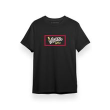 Tshirthane Willy Wonka Bar Siyah Kısa Kol Erkek T-shirt