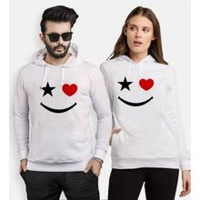 Tshirthane Yıldız Kalp Gülücük 2'li Sevgili Sweatshirt